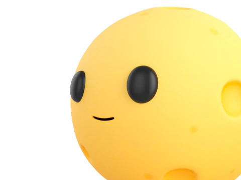Character224 Moon 3D Model