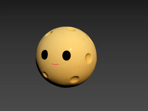 Character224 Moon 3D Model