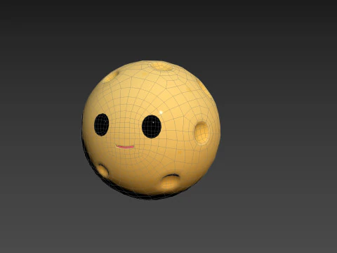 Character224 Moon 3D Model