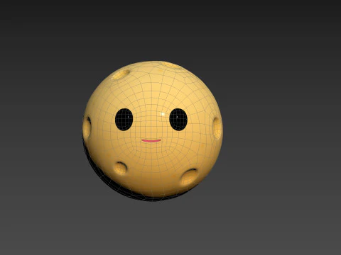 Character224 Moon 3D Model