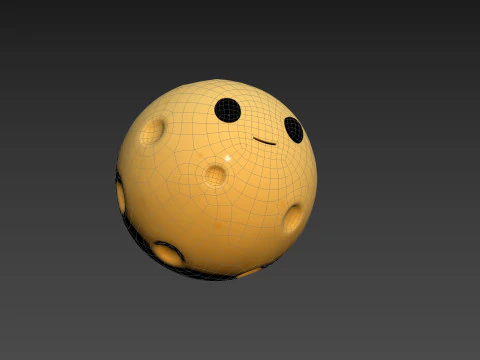 Character224 Moon 3D Model