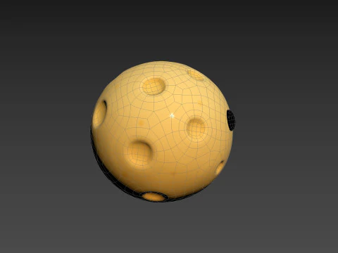 Character224 Moon 3D Model