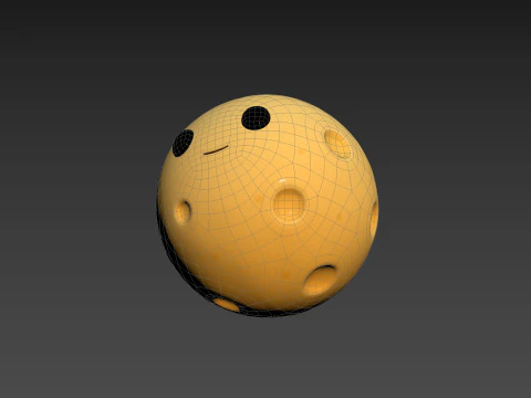 Character224 Moon 3D Model
