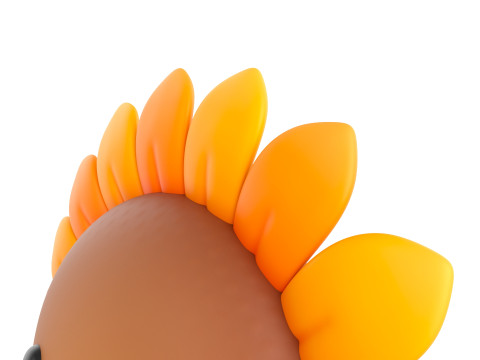 Character227 Cartoon Sunflower Modelo 3D