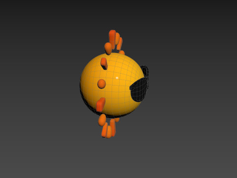 Character228 Cartoon Sun Modelo 3D