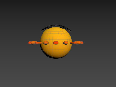 Character228 Cartoon Sun Modelo 3D