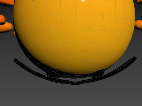 Character228 Cartoon Sun Modelo 3D