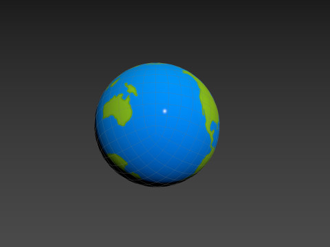 Character229 Cartoon Earth Modèle 3D