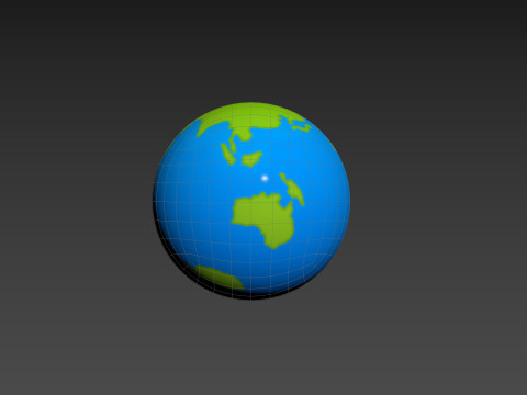 Character229 Cartoon Earth Modèle 3D