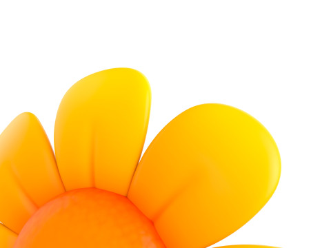 Character230 Cartoon Flower 3D-Modell