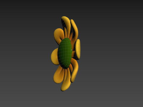 Character230 Cartoon Flower 3D-Modell