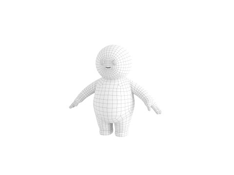 Character231 Little Mascot 3D Model