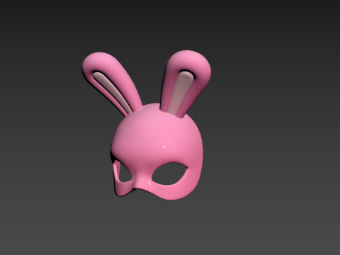 Prop210 Rabbit Mask 3D Model