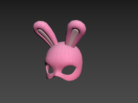 Prop210 Rabbit Mask 3D Model