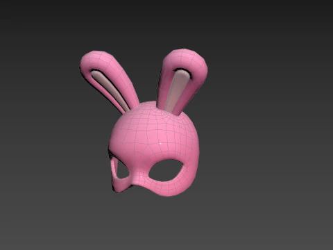 Prop210 Rabbit Mask 3D Model