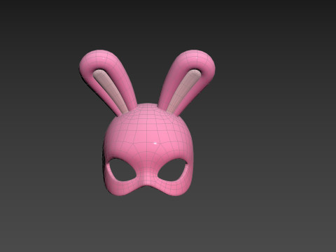 Prop210 Rabbit Mask 3D Model