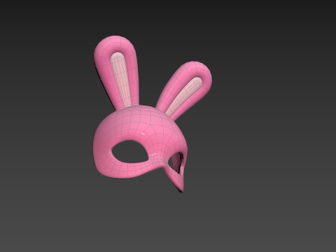 Prop210 Rabbit Mask 3D Model