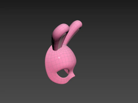 Prop210 Rabbit Mask 3D Model