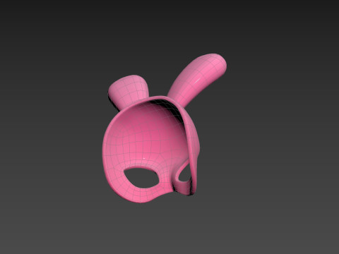 Prop210 Rabbit Mask 3D Model