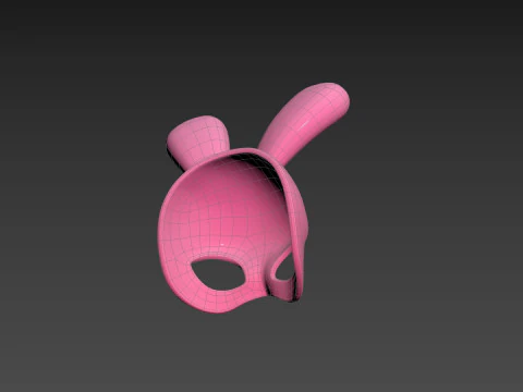 Prop210 Rabbit Mask 3D Model