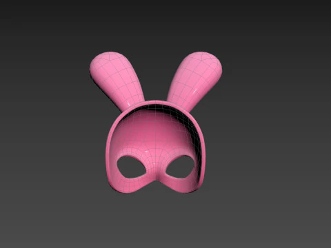 Prop210 Rabbit Mask 3D Model