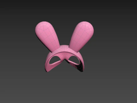 Prop210 Rabbit Mask 3D Model