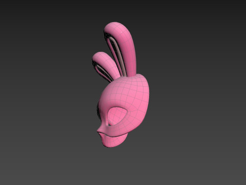 Prop210 Rabbit Mask 3D Model