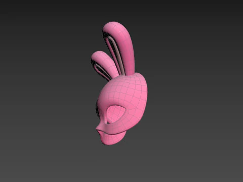Prop210 Rabbit Mask 3D Model