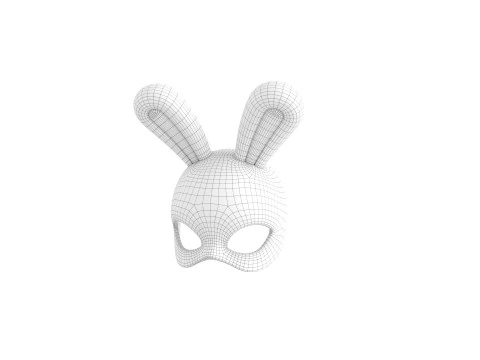Prop210 Rabbit Mask 3D Model