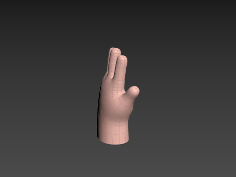 Prop211 Cartoon Hand 3D Model