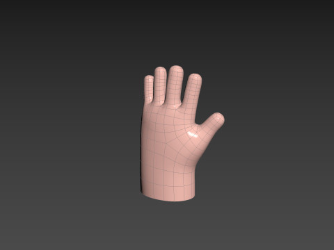 Prop211 Cartoon Hand 3D Model