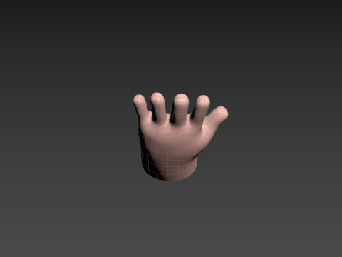 Prop211 Cartoon Hand 3D Model