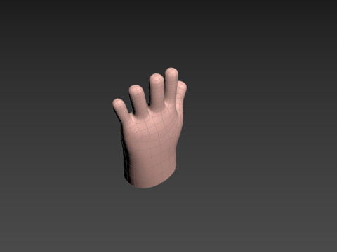 Prop211 Cartoon Hand 3D Model