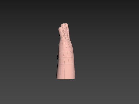 Prop211 Cartoon Hand 3D Model