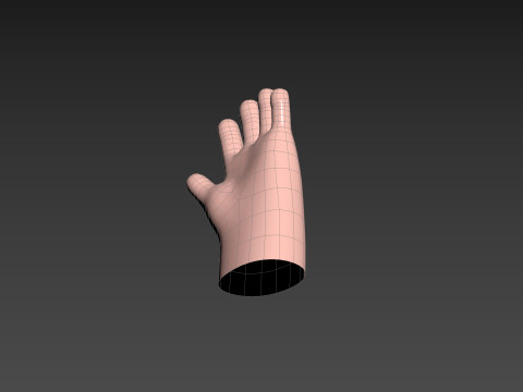 Prop211 Cartoon Hand 3D Model