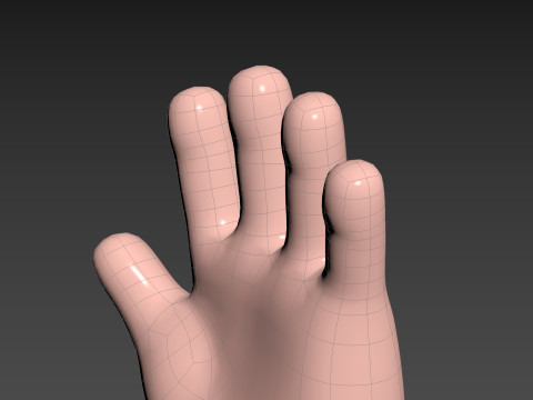 Prop211 Cartoon Hand 3D Model