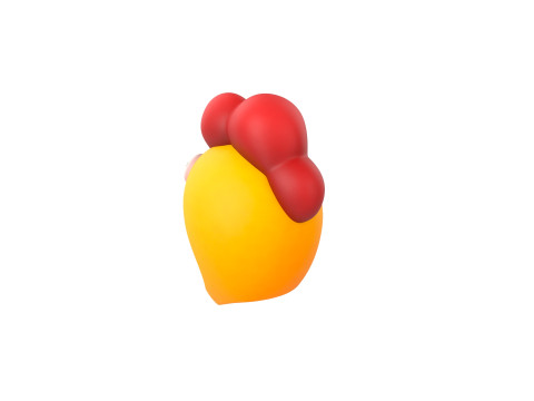 Prop216 Chicken Hat Modelo 3D