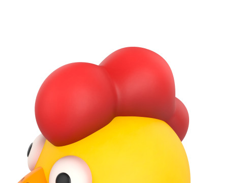 Prop216 Chicken Hat Modelo 3D