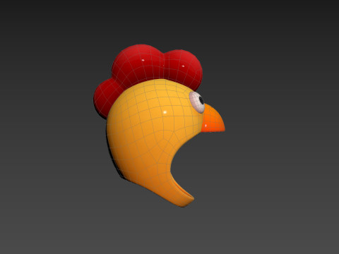 Prop216 Chicken Hat Modelo 3D