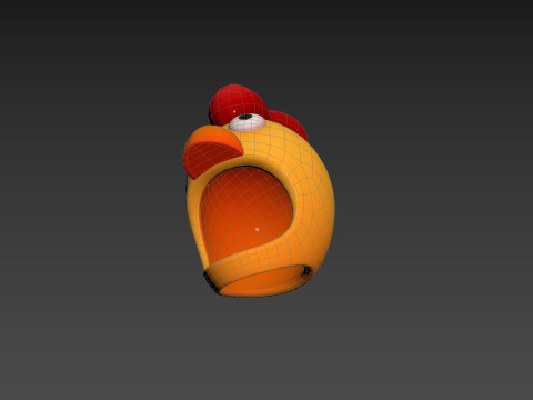 Prop216 Chicken Hat Modelo 3D