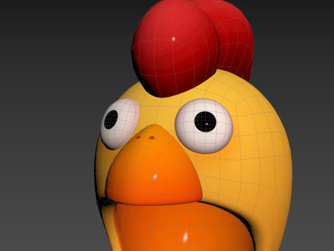Prop216 Chicken Hat Modelo 3D