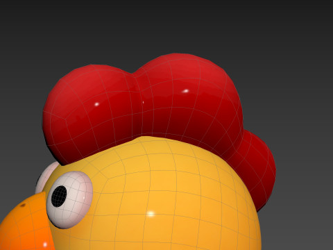 Prop216 Chicken Hat Modelo 3D