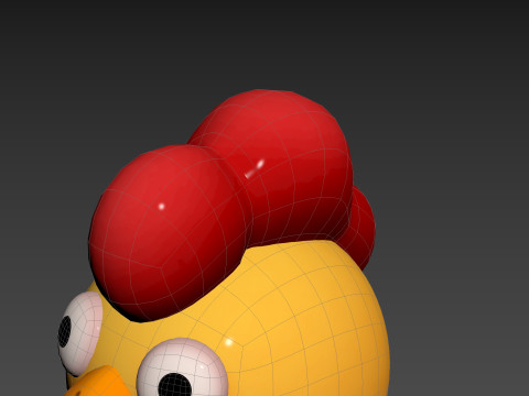 Prop216 Chicken Hat Modelo 3D