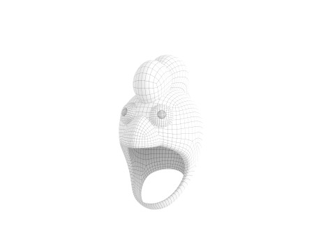 Prop216 Chicken Hat Modelo 3D