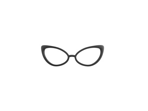 Prop217 Cat Eye Glasses 3D Model