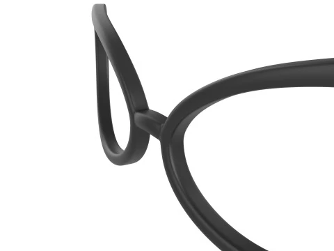 Prop217 Cat Eye Glasses 3D Model