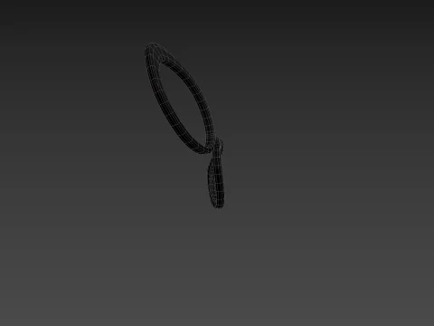 Prop217 Cat Eye Glasses 3D Model
