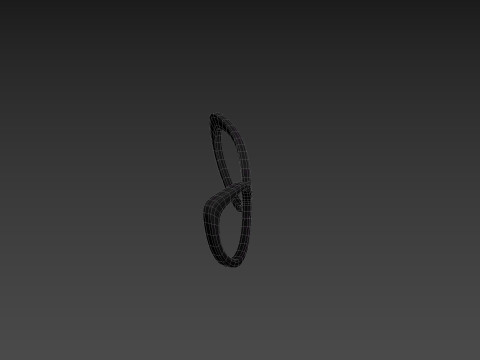 Prop217 Cat Eye Glasses Modelo 3D