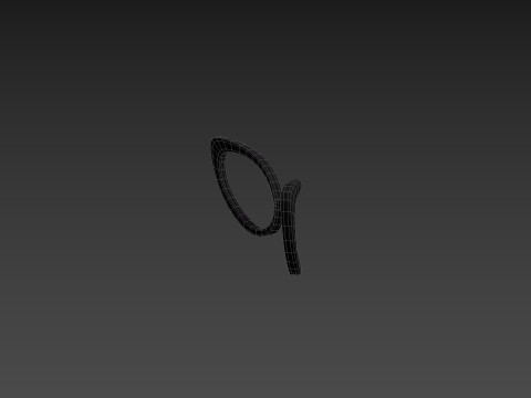 Prop217 Cat Eye Glasses Modelo 3D