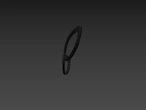 Prop217 Cat Eye Glasses 3D Model